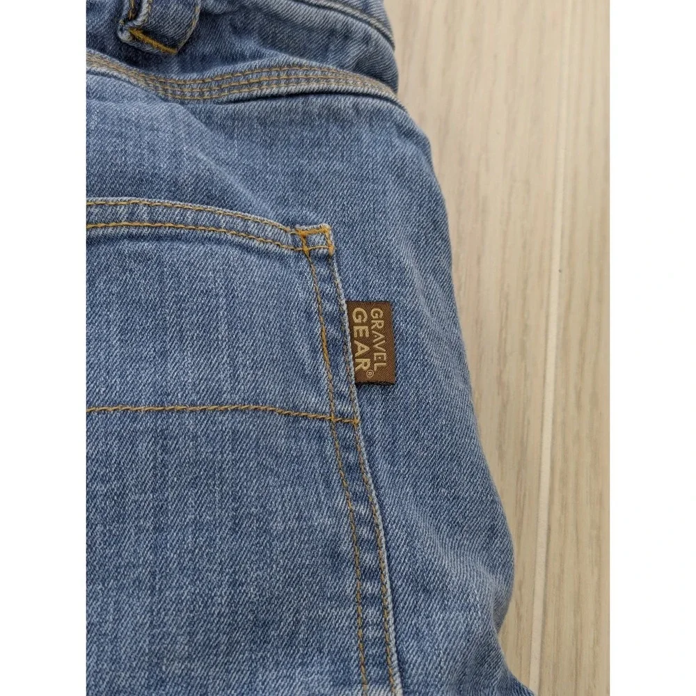 GRAVEL GEAR Shorts Men's Blue Denim 34 Cargo Carpenter pockets